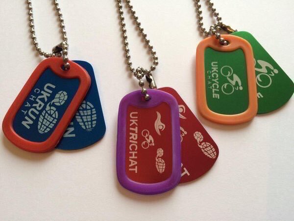 UKRunChat's tweet photo. RT &amp; follow @Tagnix_id to win your choice of one of these ICE ID dog tags. #ukrunchat 1 winner draw Sunday 9pm. https://t.co/hN5pYwv4zV