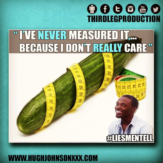 Nobody really buys this one 🤥😜👀
#liesmentell #sizematters #cucumber #whyyoualwayslyin #teambigdick #bigdickclub