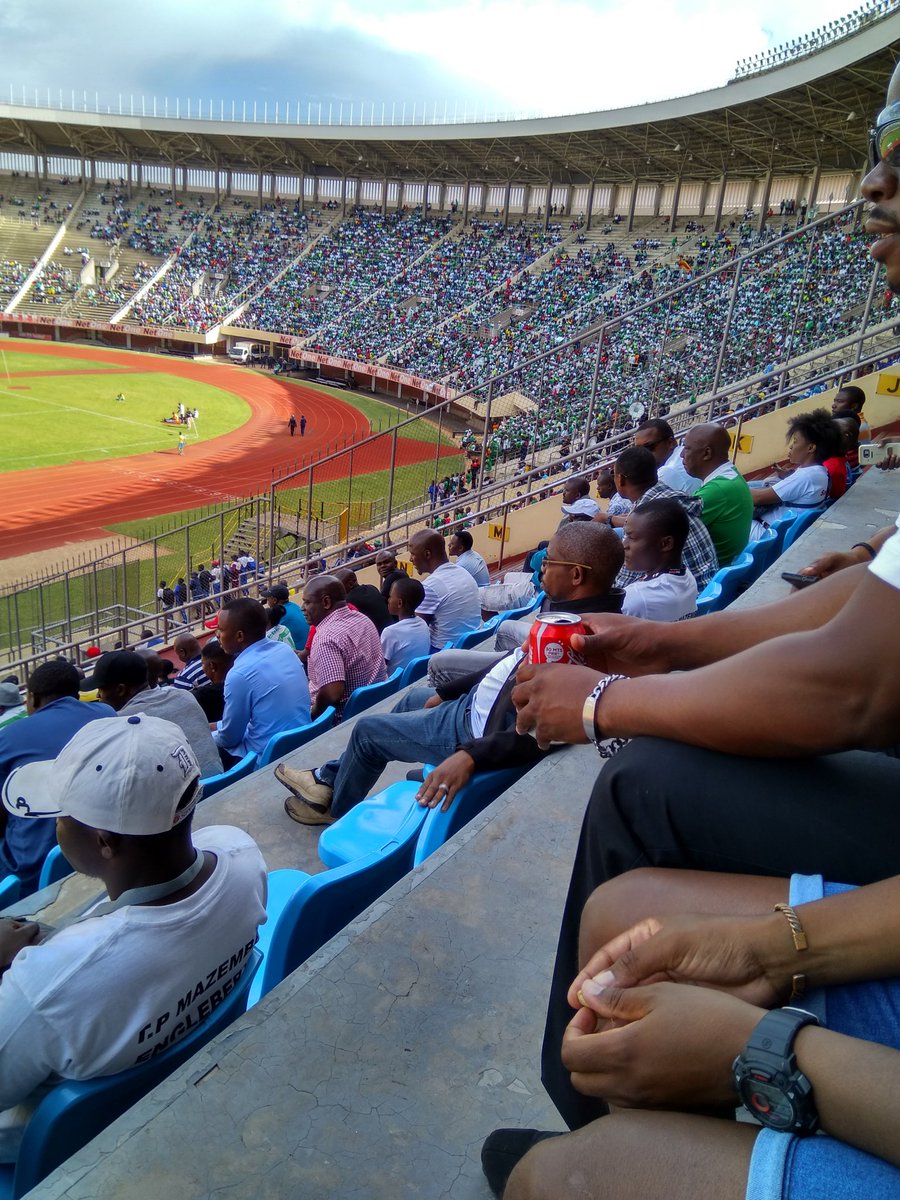 afternoon well spent at the National Sports Stadium.. Well done Caps United! #KepekepeBhora