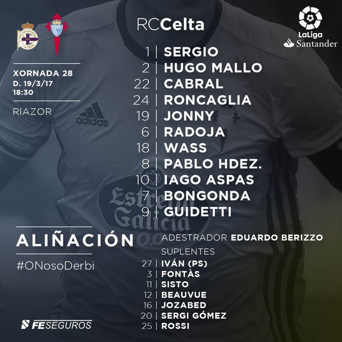 Deportivo de La Coruña 0-1 R.C. Celta | 28ª Jornada Liga #onosoderbi - Página 2 C7S2JWrWkAE9BGZ