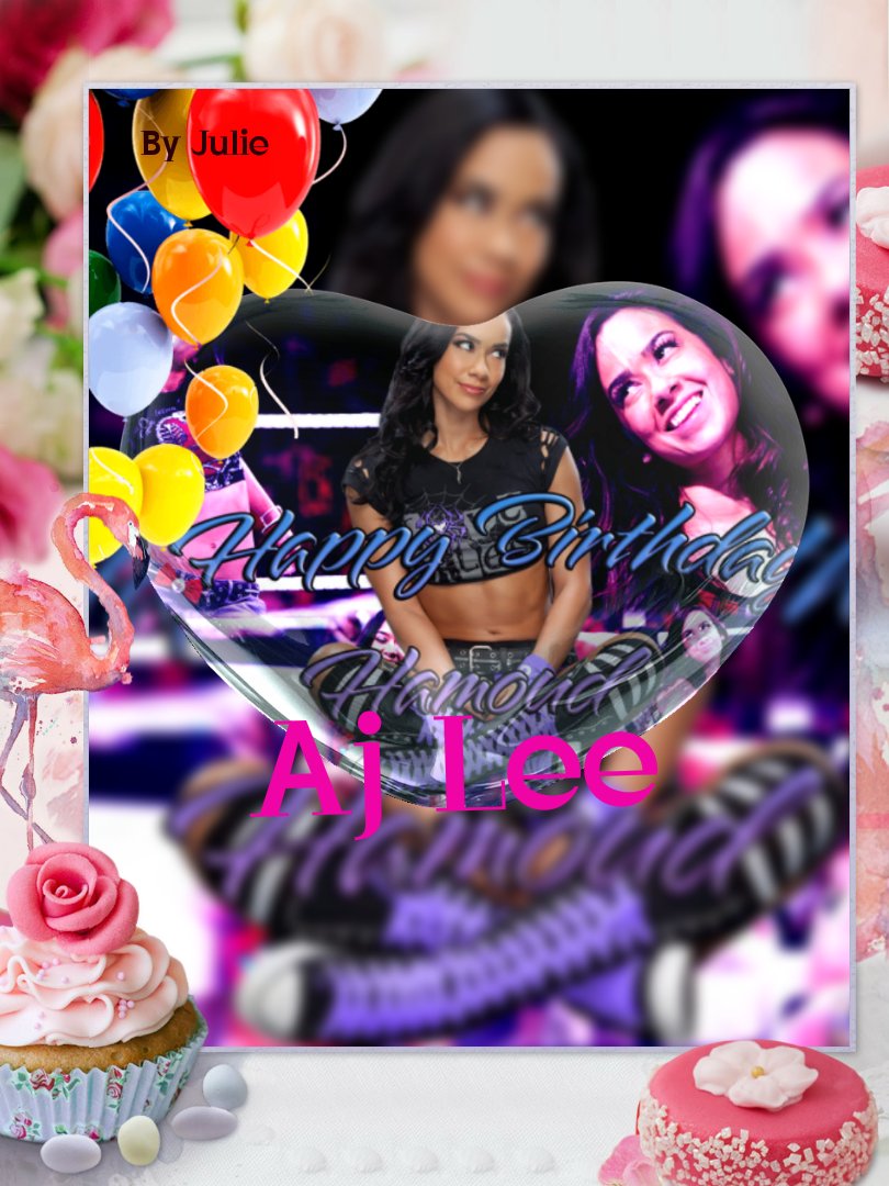 Happy birthday to AJ Lee hope you have a wonderful day   