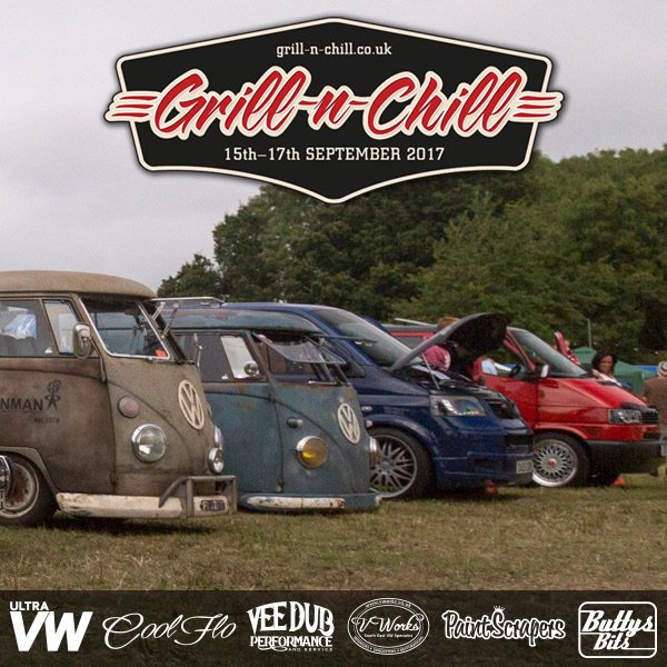 GrillnChill_VW's tweet photo. Early or late? Air or water? #GrillnChill Kent’s most laid back classic car show #ultravw #coolflo #veedubperformance #vworks #buttysbits https://t.co/i5HoEBNe6L