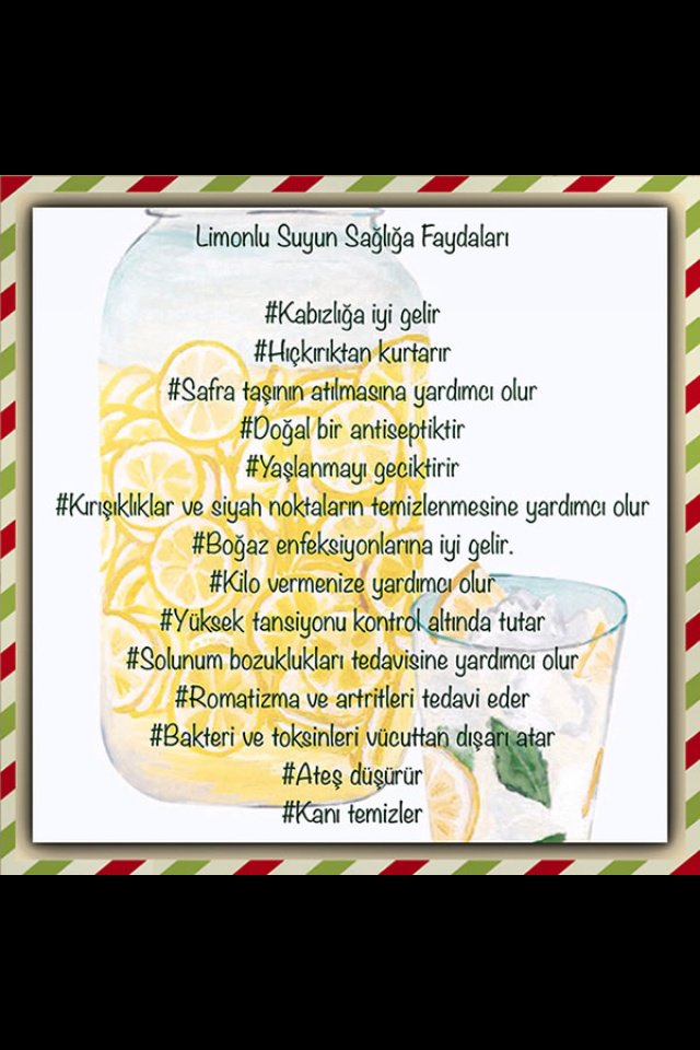 HERGÜN MUTLAKA BİR BARDAK LİMONLU SU İÇME NEDENLERİMİZ💧🍋💧