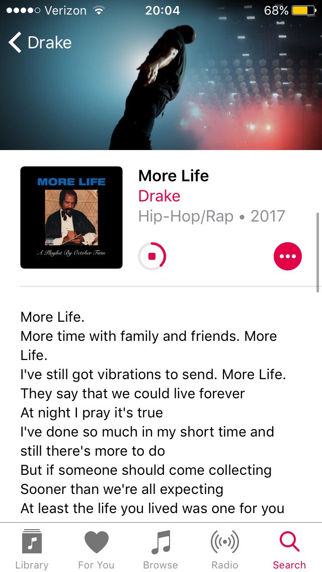 FNKYradio's tweet photo. @OVOSound thank you for #MoreLife https://t.co/klQKawf7cL