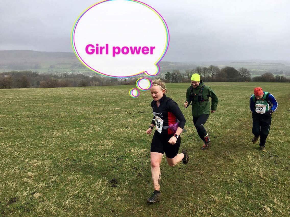 mountainringlet's tweet photo. When your Mum edits your finish line photos #wolfspit https://t.co/ElYvfRyGS7