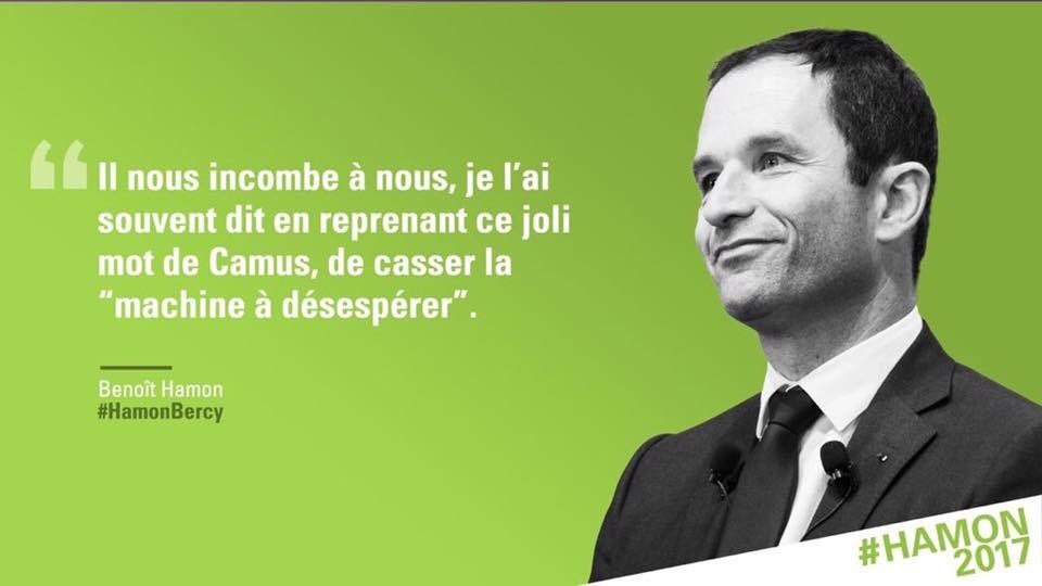 Casser la machine à désespérer avec @benoithamon ! 👏🏼
#Hamon2017 #hamonbercy #Presidentielle2017