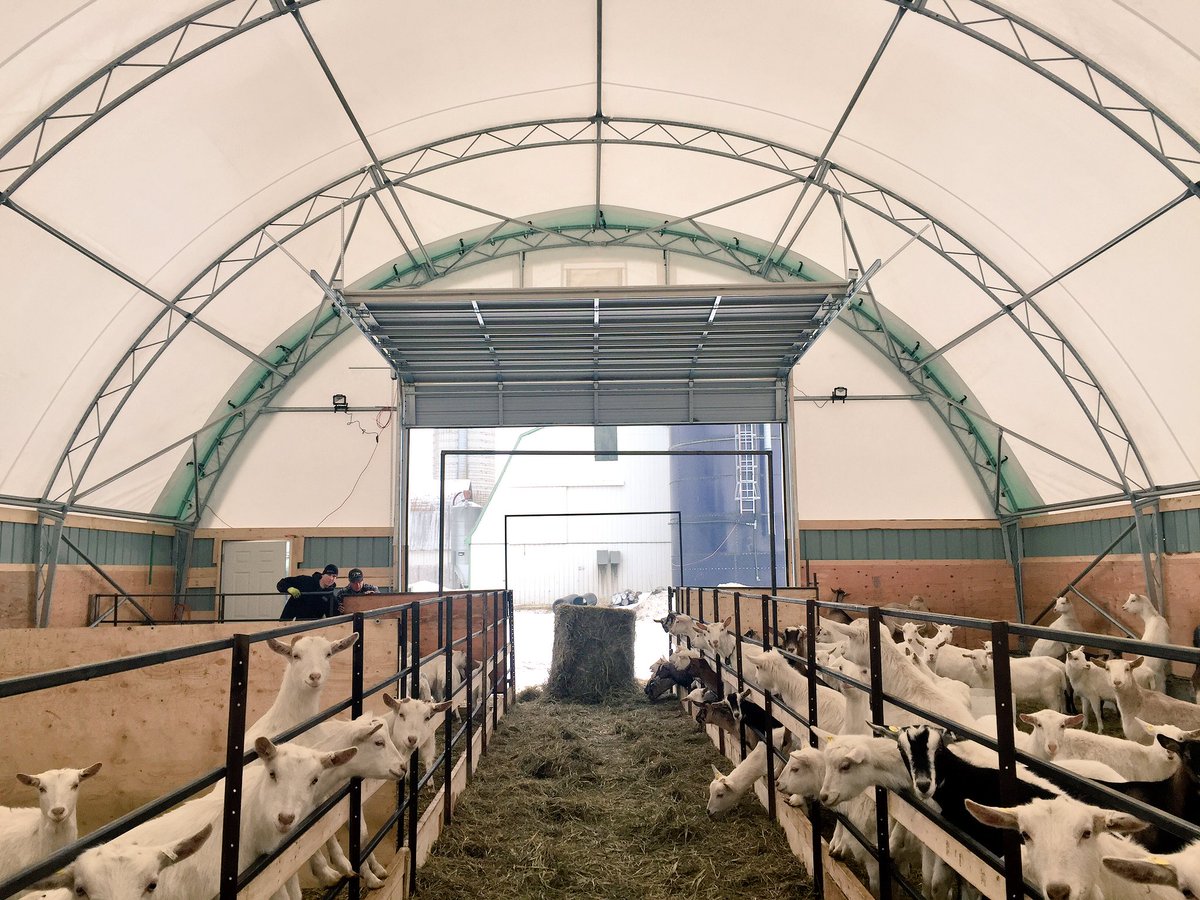 frmgrlnancy's tweet photo. #lovemyjob selling @tascodome for @KemproConstruct !!Check out this fantastic kid rearing building we just finished! 40'x60'on concrete blks https://t.co/40i0SjWGg6