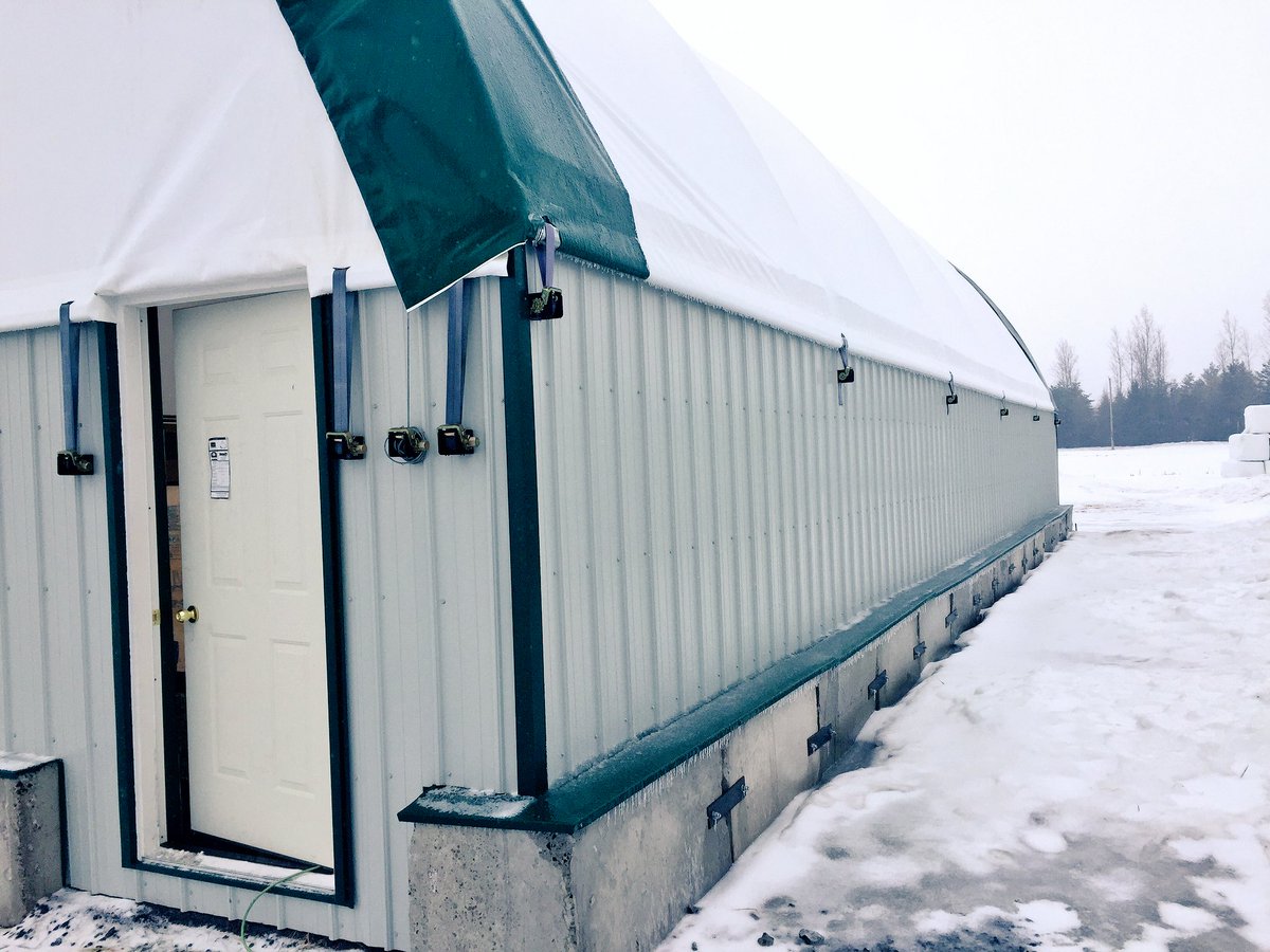 frmgrlnancy's tweet photo. #lovemyjob selling @tascodome for @KemproConstruct !!Check out this fantastic kid rearing building we just finished! 40'x60'on concrete blks https://t.co/40i0SjWGg6