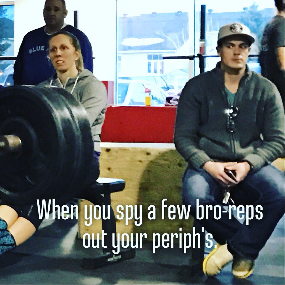 crossfitfortis's tweet photo. "Did he just?...did they give him?...that wasn't locked out was it?....oh no...." #nobroreps #17point4 #intheopen @CrossFitGames https://t.co/lim2ddw7fN