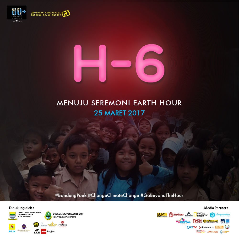 EHbdg's tweet photo. Tunggu apalagi H-6 menuju #BandungPoek 25 Maret 2017 #IniAksiku #GoBeyondTheHour #ChangeClimateChange https://t.co/mZp0bXUH5P
