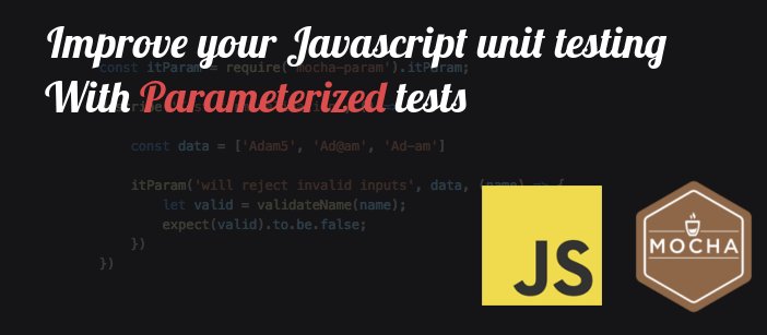 NinjaJavaScript's tweet image. Improve your Javascript unit testing with Parameterized tests bit.ly/2mFtOBh  #javascript #testing #ES6 #NodeJS #Mocha