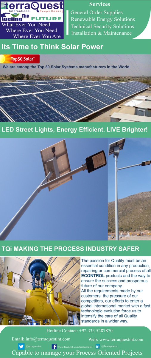 terraquestint's tweet photo. #Top_50 #Solar #renewable #energy #manufacturers #World #Pakistan
#SITECNO #terraQuest #international #Islamabad https://t.co/Pm2n9QmJZr