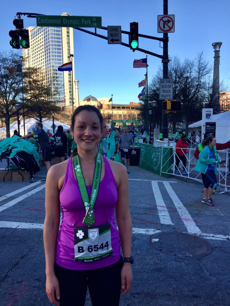 gleyzerA's tweet photo. 4th Publix Half Marathon in the books! This is the smile when you shave 7 min off your PR. #publixhalfmarathon #runatl #whoruntheworld https://t.co/GeMZOGqyli