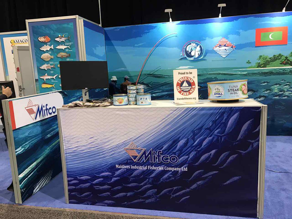 bostonshowmv's tweet photo. Maldives Industrial Fisheries Company Ltd @mifcomv attending  INTERNATIONAL BOSTON SEAFOOD SHOW 2017 https://t.co/x3uWmlUXVg