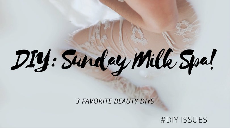 IssueMagazineGR's tweet photo. DIY: Sunday spa at home with...milk! #DIYIssues #SundayIssues #SkincareIssues https://t.co/SRlF7RcGKH https://t.co/P2TN9uXBIS