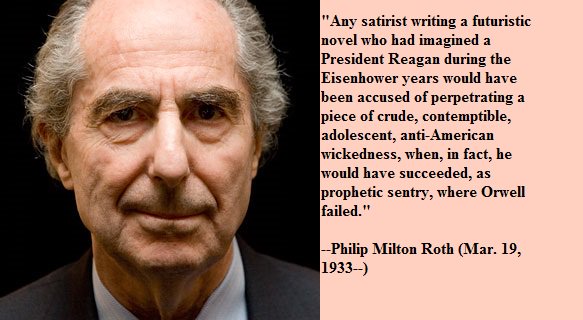 Happy birthday to that Great American Novelist, Philip Roth! 