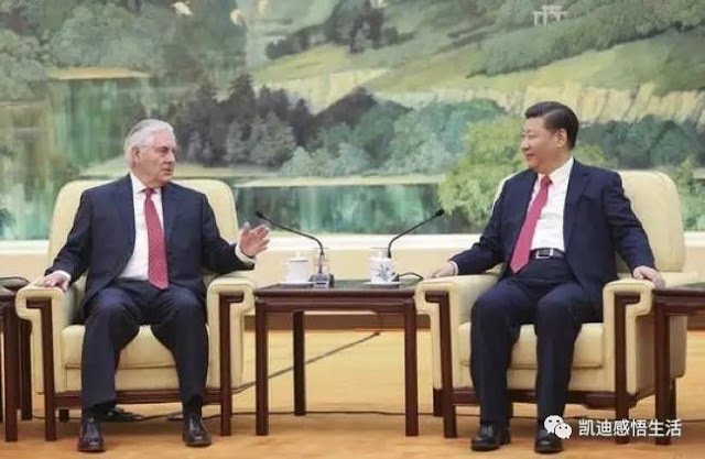 bullog's tweet photo. 《美国全面摊牌后　中国外交终于回归理性 》链接： https://t.co/a5DvHItFCj 正文： 本文在微信显示“此内容因违规无法查看”，特全文转发至此，以飨好奇者。习主席与蒂勒森亲切会谈
在我写下文章标题刚刚几分钟前，… https://t.co/6tDiBSiVQO