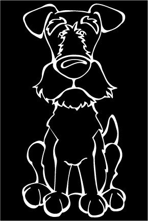 decaldogs's tweet image. Decal Dog of the Week: Wire Fox Terrier, Get a Car Window Sticker. decaldogs.com #dogsoftwitter #WireFoxTerrier