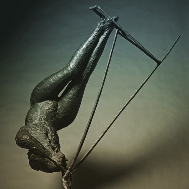 garyscottartist's tweet photo. Reg Butler sculpture #GeometryOfFear https://t.co/CKeQKLh0Ve