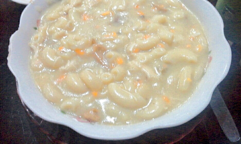 BigDigManila's tweet photo. Chicken macaroni mushroom soup for dinner! ๐ ๐ #chefofthenight #foodporn #foodie #alterchef https://t.co/4mqzewBWEQ