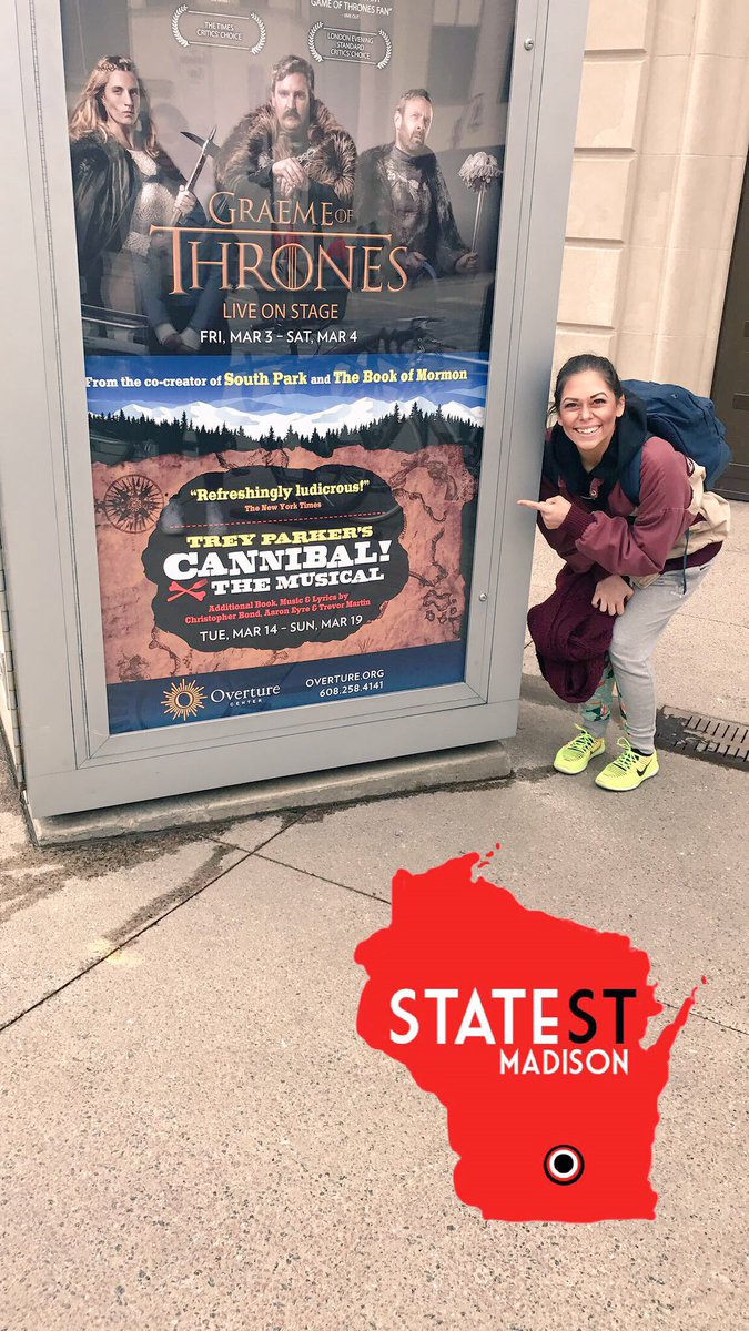 shaeanemusic's tweet photo. Last two shows of @CannibalOnStage in Madison, WI at the @OvertureCenter today!
Where did the time go?? (And then off to Nashville!!!) https://t.co/iJsMqrVIBt