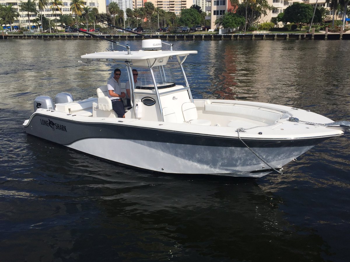 286 #SeaFox #for sale #honda 225 maintained by crew. #yacht #tender