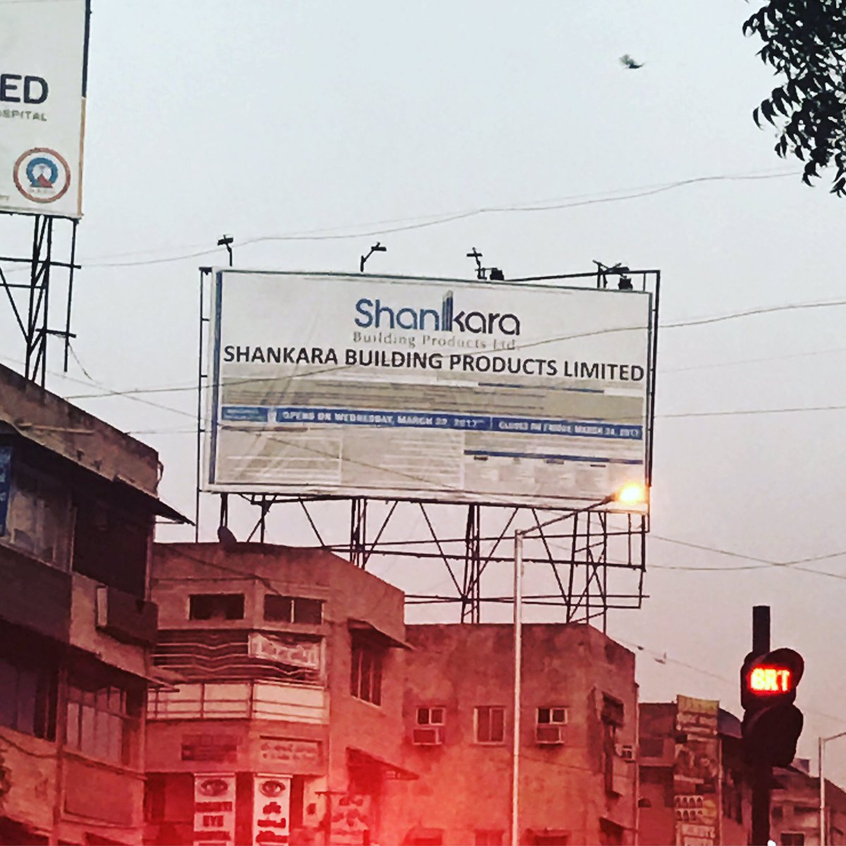 SatyaRajpurohit's tweet photo. This is how a print ad looks on a billboard. #failedcommunication https://t.co/hlX9rks0WA