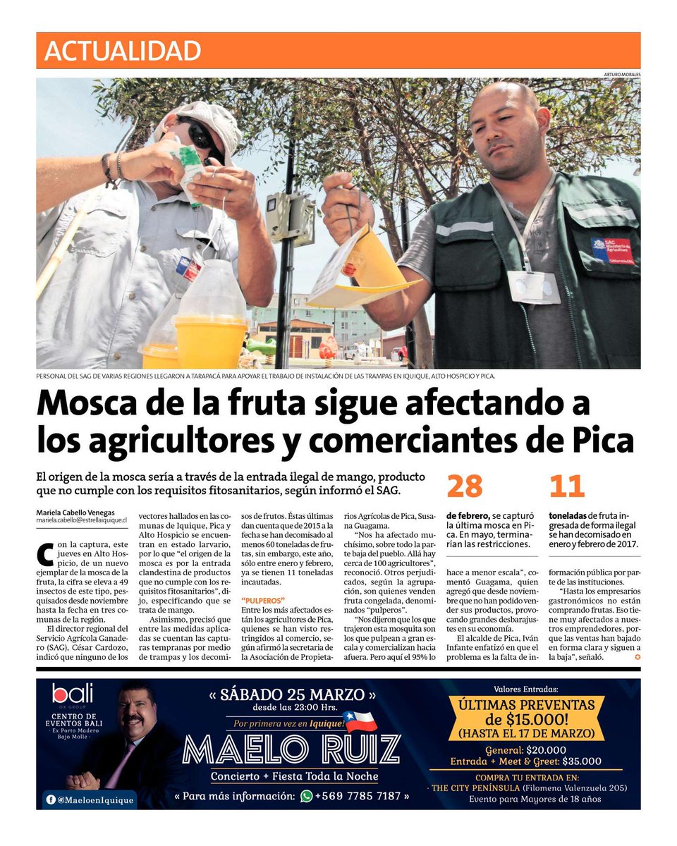 FrCharcas's tweet photo. AL FIN COBERTURA a la problemática de la Mosca de la Fruta.... PICA no te dejes vencer.... a denunciar a los comerciantes inescrupulosos!! https://t.co/INwukxeOj4