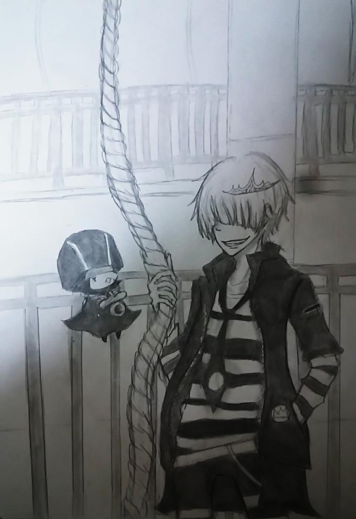 チェシャ Reborn深夜の真剣お絵かき60分一本勝負 虹の呪い編 日常編 時間外 37巻のベルの ひゃっほー のちょい前ねを想像して描いてみたww疲れたァ マモ 本当にやるのかい ベル 何 マーモンビビってんの T Co
