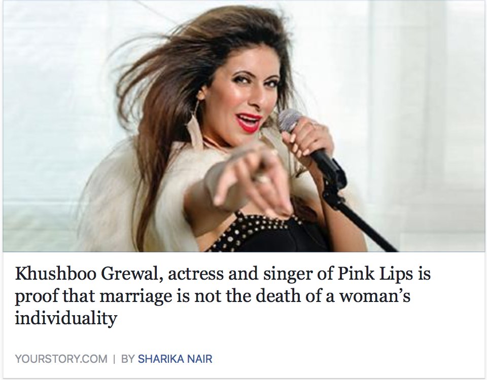 <a href="/KhushbooGrewal/">Khushboo Grewal</a> shares her secret weapon to a perfectly balanced life on <a href="/YourStoryCo/">YourStory</a> - bit.ly/2mhn0i6
