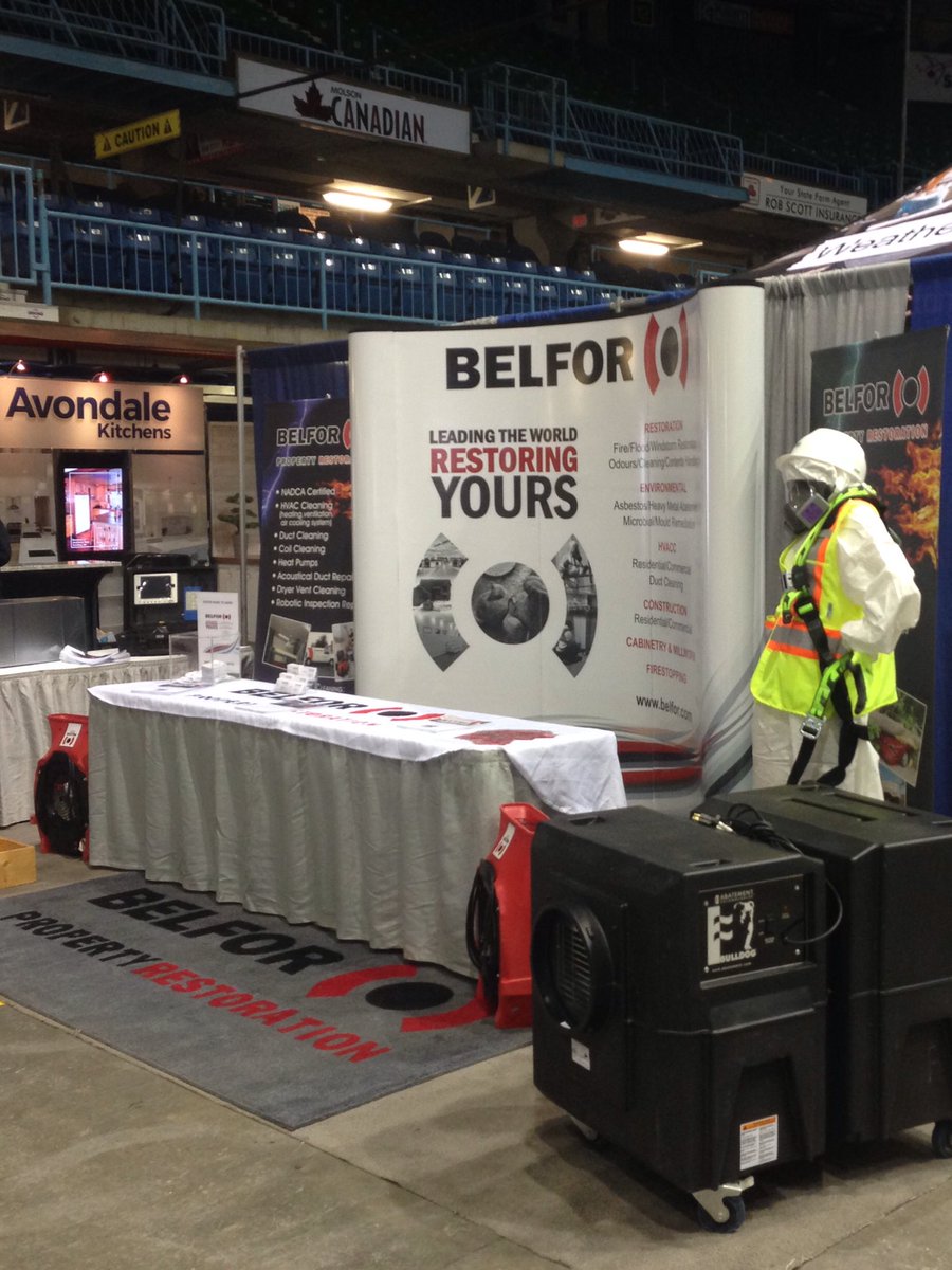 It's the final day at the Atlantic National home show in Saint John. Come on out and have a chat with our belfor team#BELFOR#Restoration