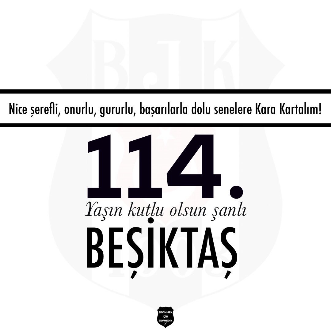 HergunBesiktasV's tweet photo. 114 yaşında sevdamız! https://t.co/O5hi0LkXeT