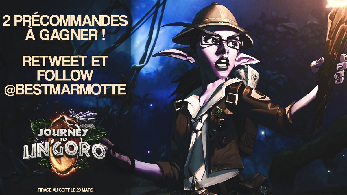 Bestmarmotte's tweet image. Allez pour fêter les 50k, on part sur deux précommandes d'Un'Goro a gagner ! RT + follow la Marmotte, tirage au sort le 29 mars :)