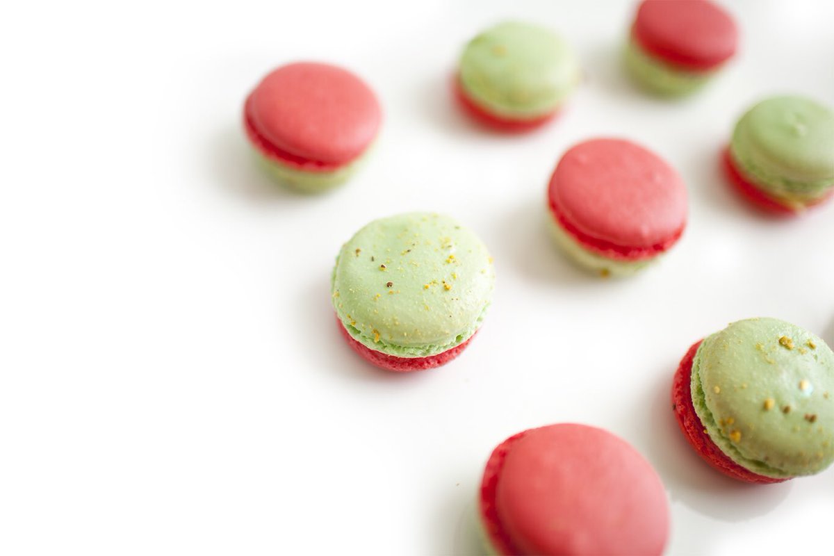 T-1 Day to #MacaronDay featuring Pistachio and Strawberry Macaron! 
Our Rosedale location is open tomorrow, so make sure you stop by!