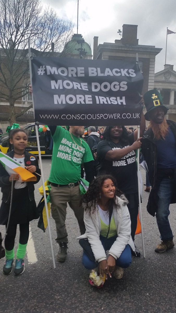 MixedRaceIrish's tweet photo. St Patrick's Parade, great Craic! 😎💚 https://t.co/lbmVIGyA7E