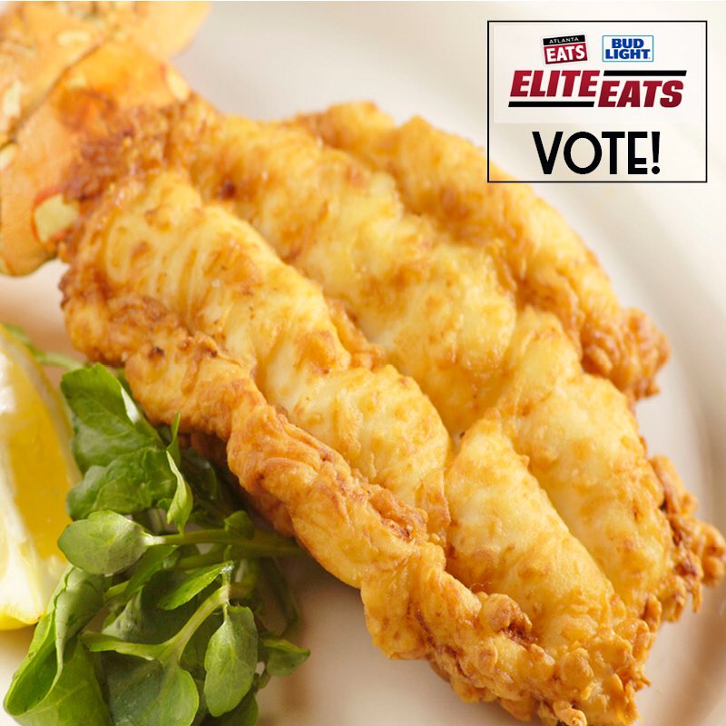 ChopsLobsterBar's tweet photo. It's the last day to vote for our Lobster Tail in the @AtlantaEatsTV Elite Eats! Help us advance to the next round: https://t.co/n6456S81mp https://t.co/TXoaGrcdxm