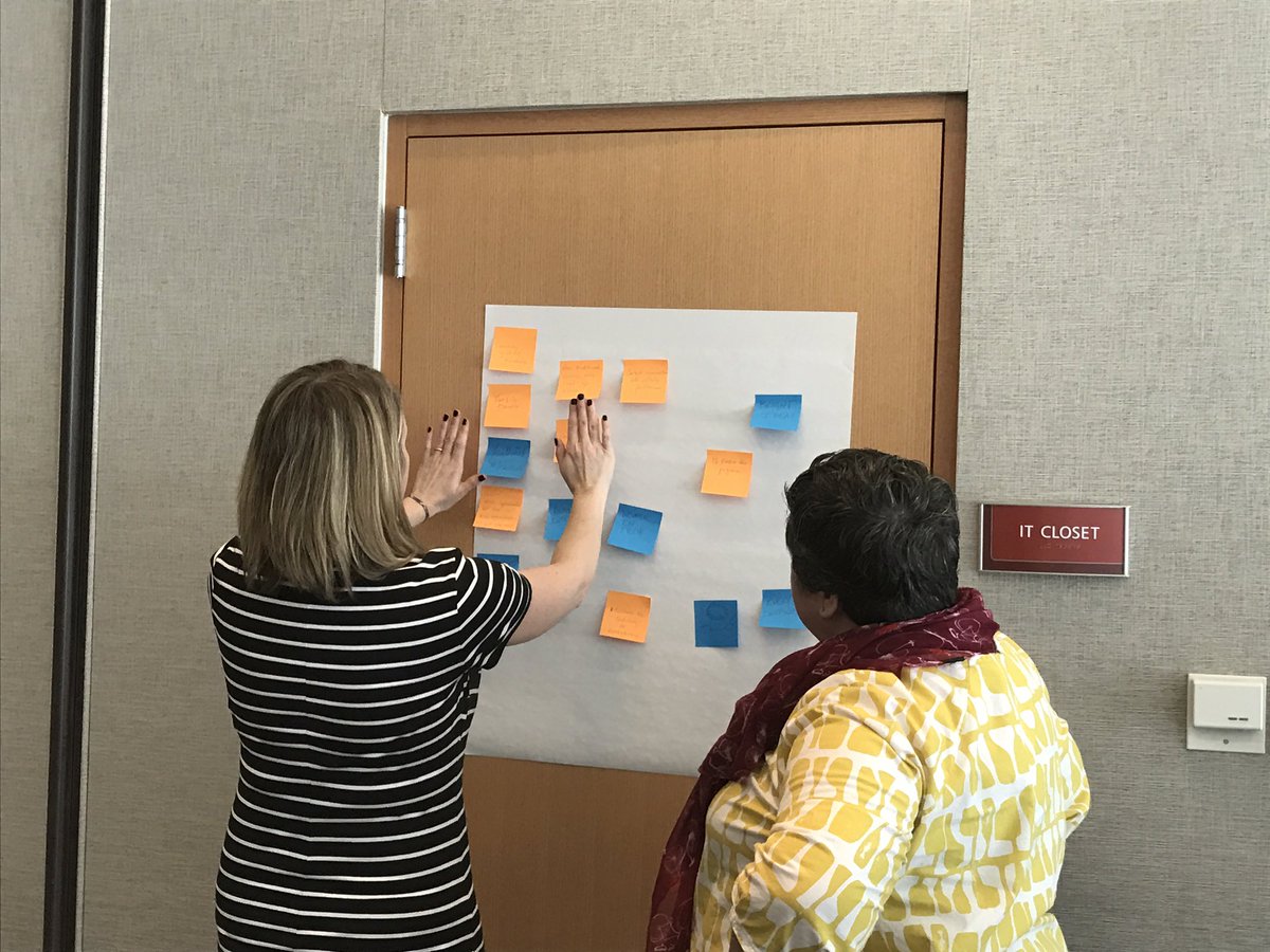 mpowers3's tweet photo. After brainstorming ideas for new partnerships, teams worked to organize them by themes &amp; feasibility #CAGSTEM2017 https://t.co/ZykvsfFdTP