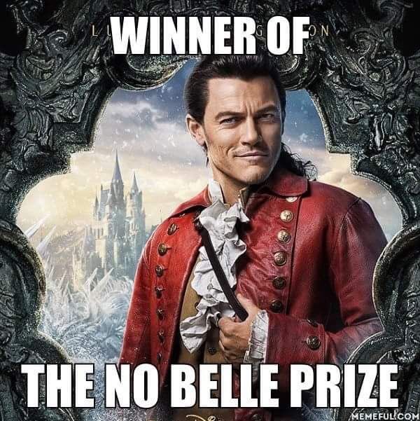 iandalon's tweet image. Gaston, winner of the No belle prize!
🏆🎖🏅
#TheBeautyAndTheBeast #NobelPrize via @9GAG