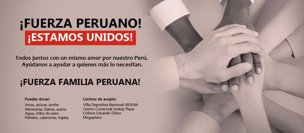 Doctor_Angulo's tweet photo. #UnaSolaFuerza ¡Sigamos apoyando! ¡Fuerza peruano! ¡Fuerza Familia Peruana! ¡Estamos unidos! #FuerzaPeru https://t.co/bZjbm72wJ9