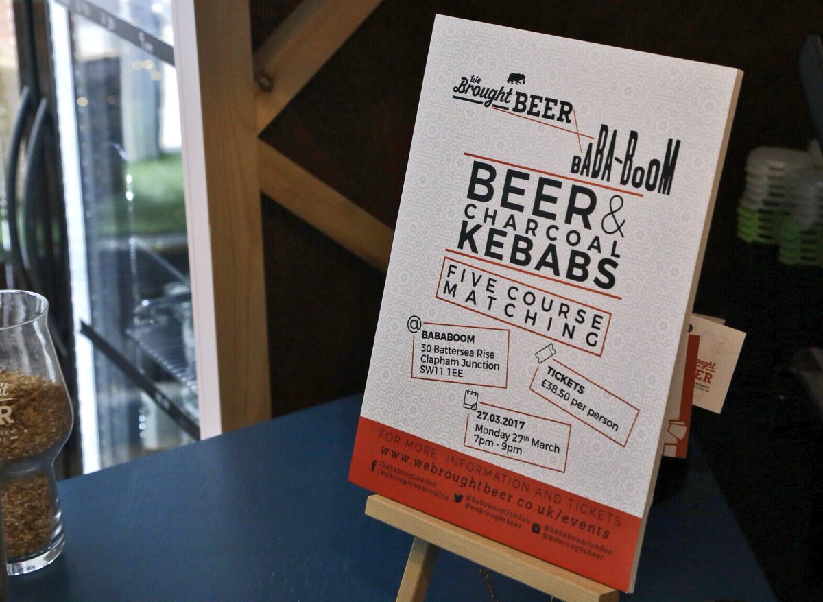 WeBroughtBeer's tweet photo. Last few places left for our @bababoomlondon event next Monday! https://t.co/JbIphgOTGD https://t.co/gAPKVpaCyu