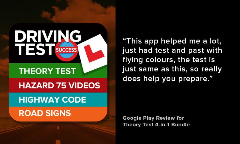 DrivingTestDTS's tweet image. Passed #thoerytest with flying colours thanks to our 4 in 1 app! Congratulations! Still revising? Try our app today: theorytestapp.co.uk/apps/theory-te…