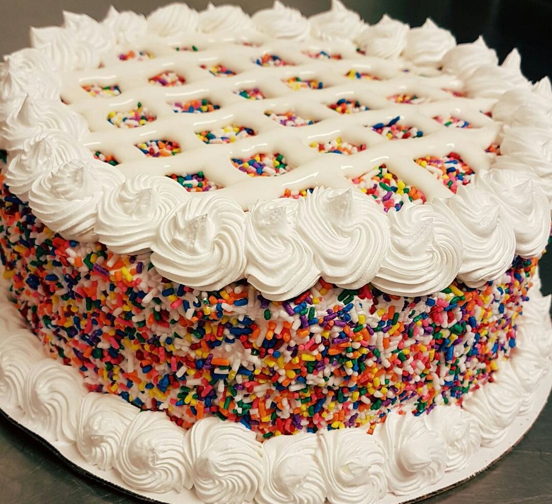 Eric's Ice Cream (@ericsicecream) on Twitter photo The Birthday Cake Ice Cream Cake The Birthday Cake Ice Cream Cake