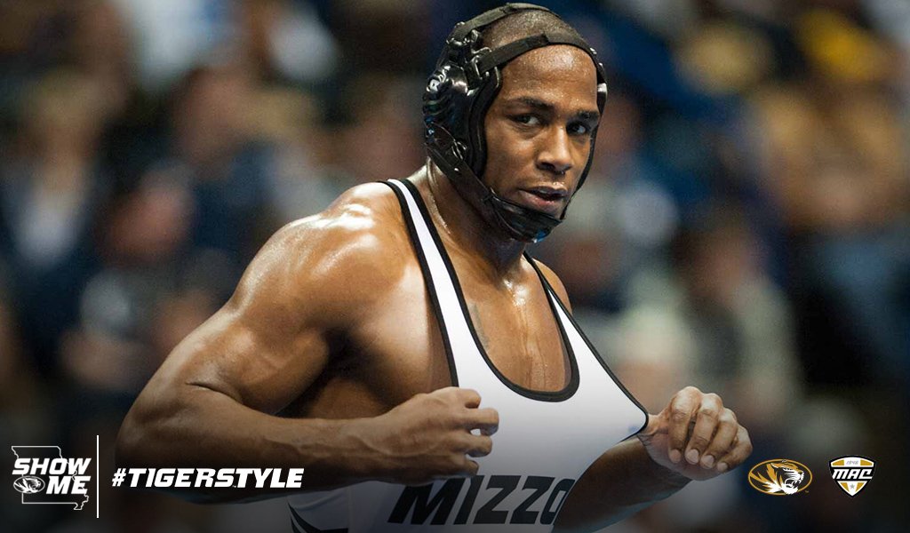 MizzouWrestling's tweet photo. ICYMI: @MizzouAthletics has its first ever three-time NCAA CHAMP!

PHOTOS: [https://t.co/9hIM7s9YVP]

#MIZ #TigerStyle 🐯 https://t.co/Ap7V0pxDZC