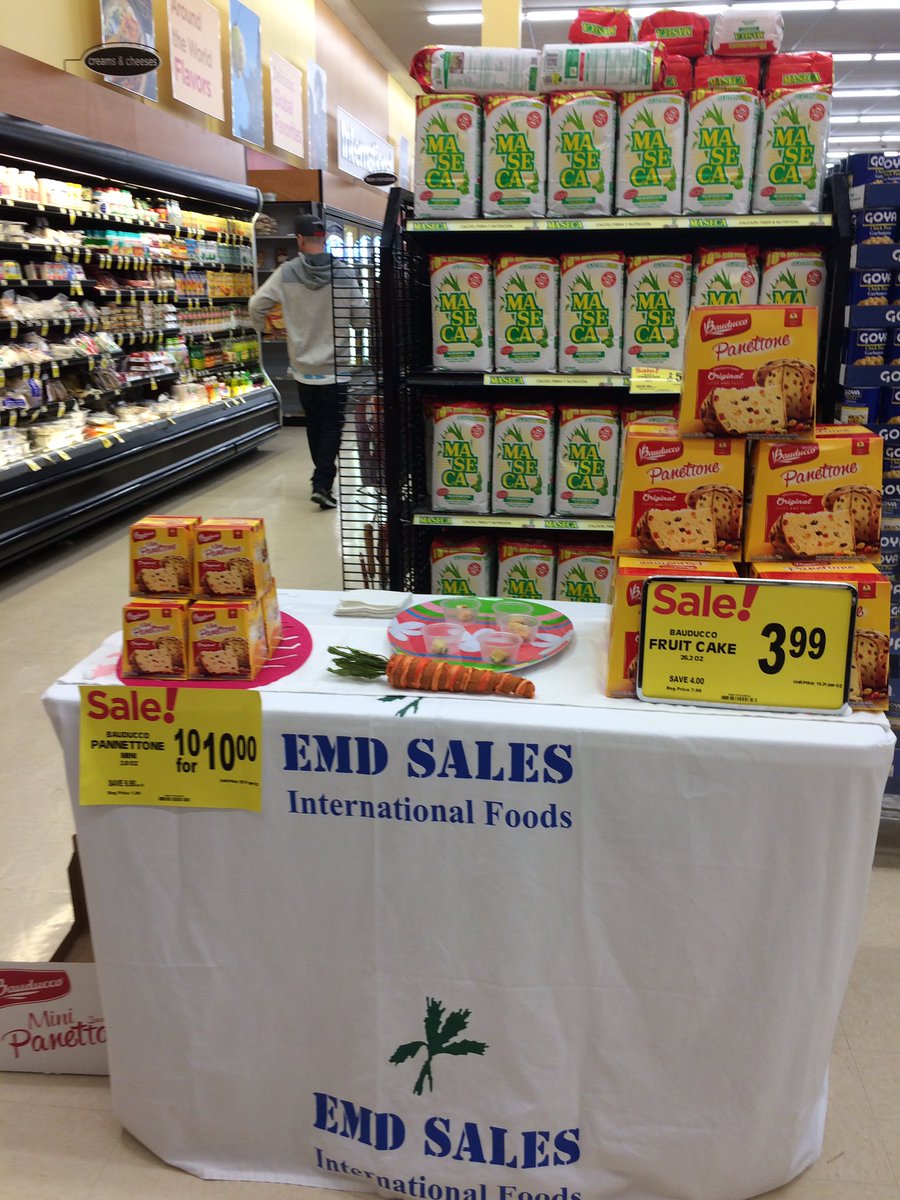 emdsales's tweet photo. Come join us for a sample of Bauducco Panettone and meet the Easter bunny today until 2:00 pm🐰@bauduccofoods https://t.co/oD1wz52Dqg