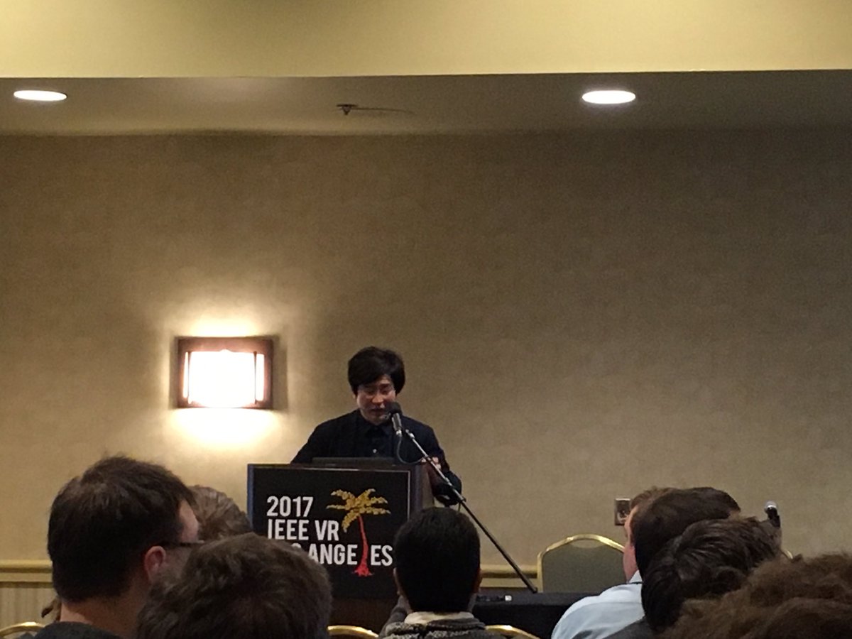 m_sekijima's tweet image. Keynote Speech  by Prof. Rekimoto
#IEEEVR #3DUI