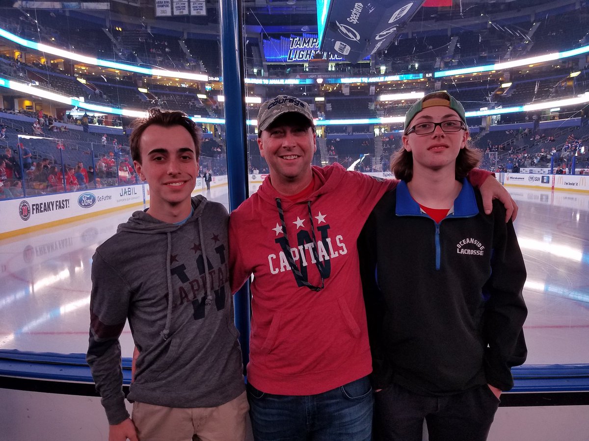 par4tiger's tweet photo. @Capitals @JoeBpXp @TJOshie77 couldn't help help but toss my favorite #couragecap on the ice last night after that hatty https://t.co/NFilPz2aZC