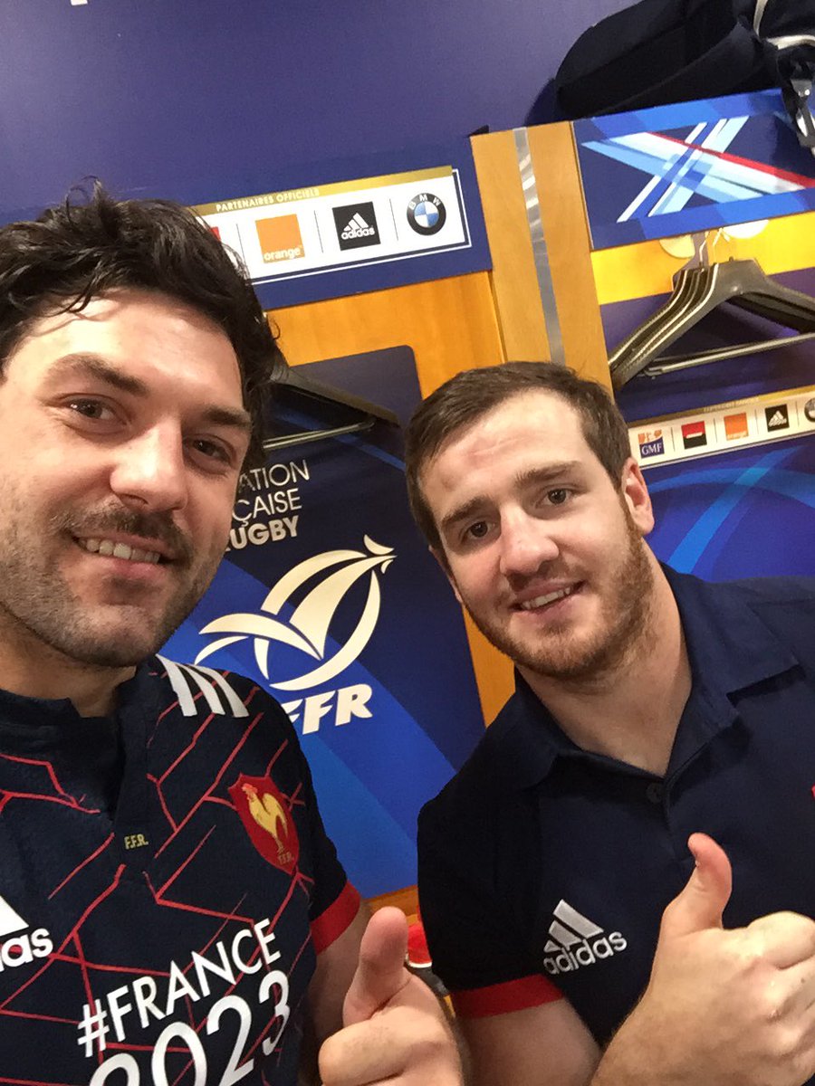 Merci à @ReebokFR de nous avoir équipé <a href="/Lopezcamille64/">Lopez Camille</a> et moi même pour ce tournoi des 6 nations. #💪👍👌