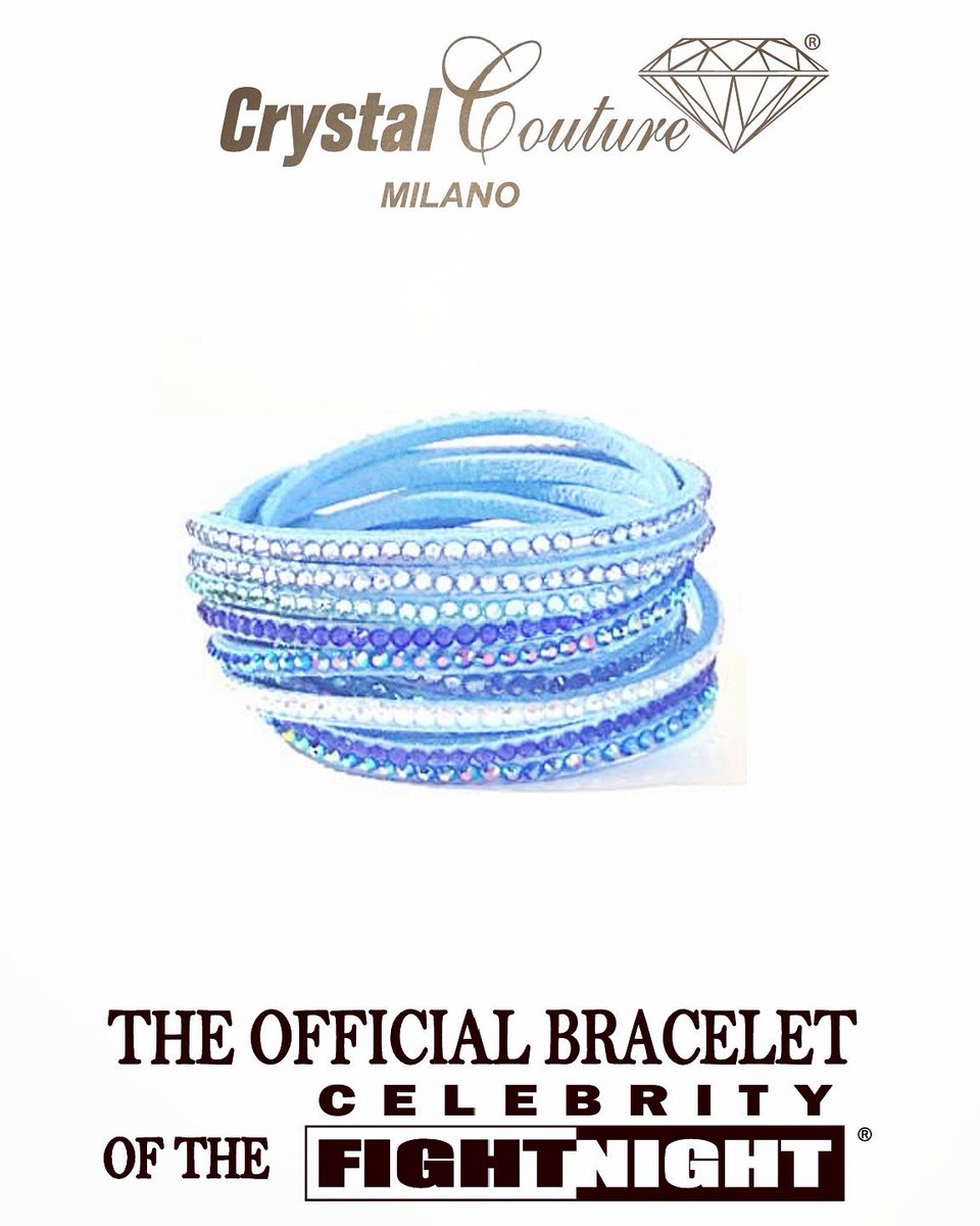 CrystalCMilano's tweet photo. A big success for the official bracelet of the XXIII @CelebFightNight in #Phoenix.
#CelebrateAli #CFN2017  #CrystalCoutureMilano https://t.co/tRqQniqGY7