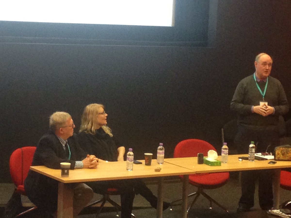 StoneTapes2017's tweet photo. We now have Daphne Ashbrook (Dr Grace Holloway in Doctor Who) and Graeme Harper #stonessymposium #lincoln #doctorwho https://t.co/hbqYjDPZdZ