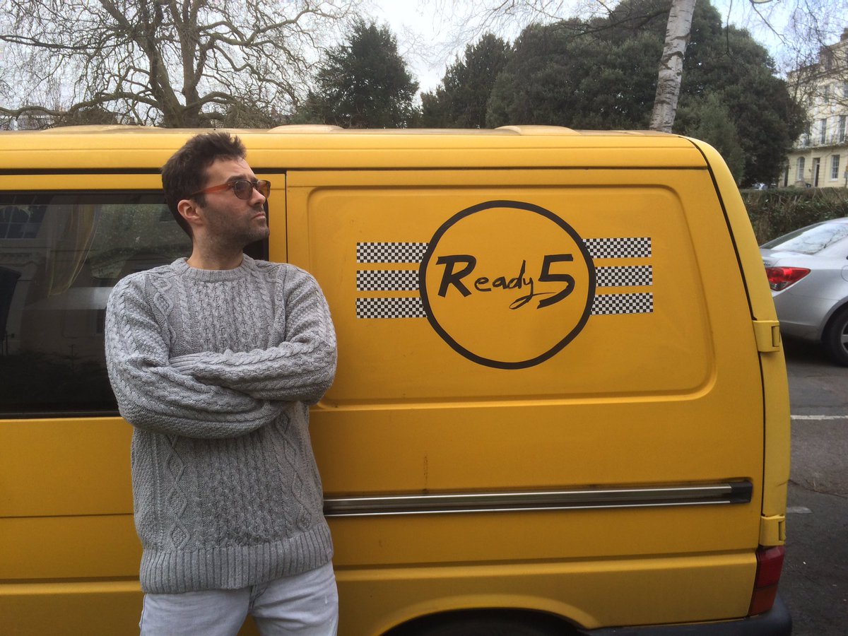 ready5uk's tweet photo. Gig tonight @FleeceBristol, we're on at 6:45 y'all. Just time to decorate the van... #NotArtAttackThisIsShitAttack said Phil https://t.co/RxgWiUcRGh